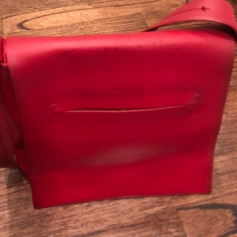 Coccinelle handbag red leather